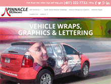 Tablet Screenshot of pinnaclesignworks.com